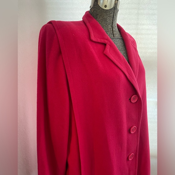 Vintage 1960s pink cashmere coat - Picture 3 of 9